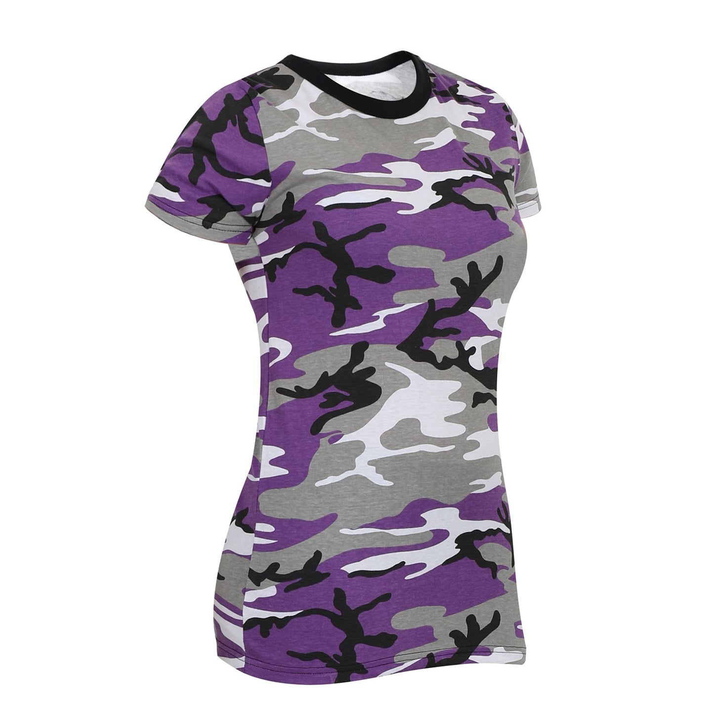 5754 - Womens Long Length Camo T-Shirt