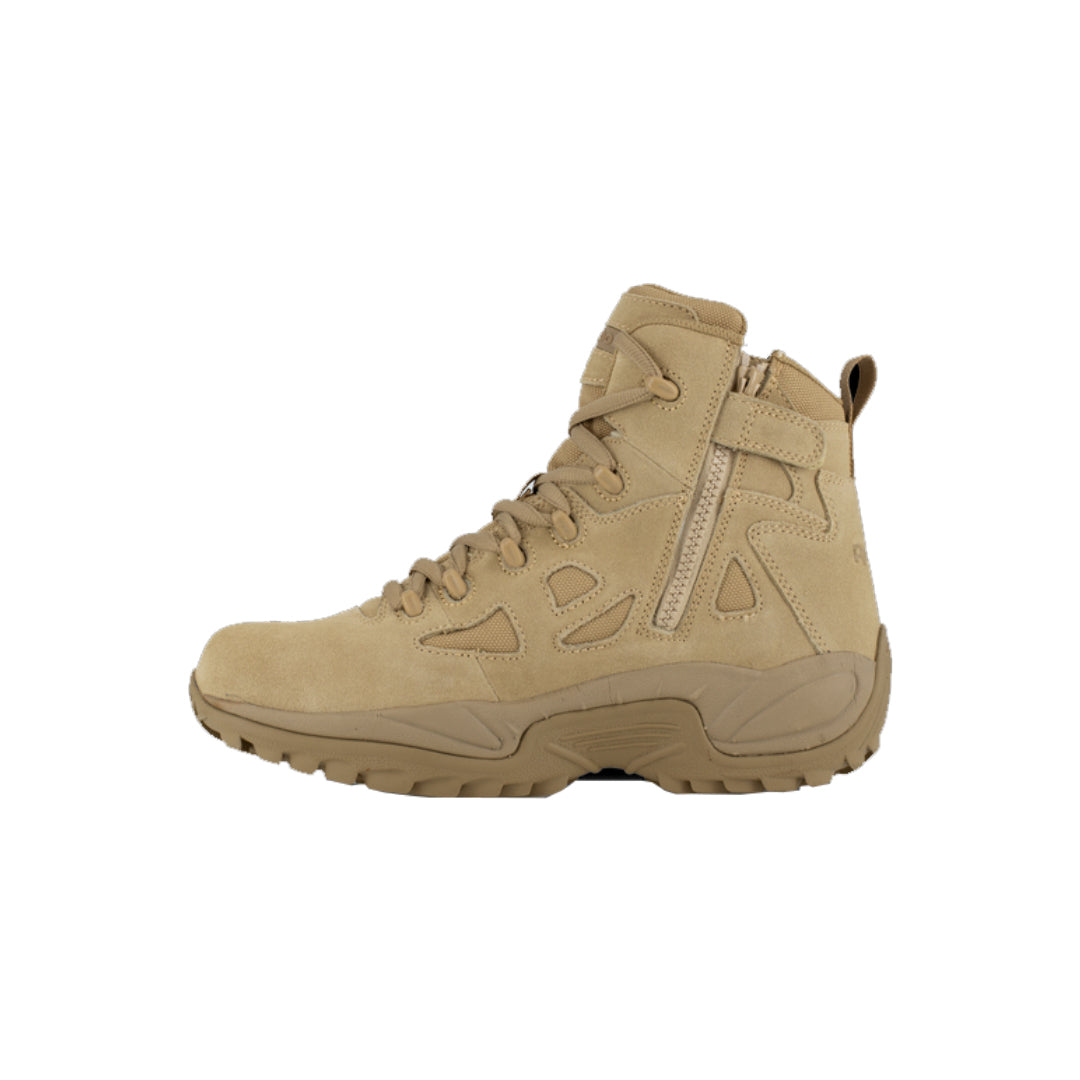 RB8695 - Reebok Men's 6" Stealth Boot with Side Zipper - Desert Tan
