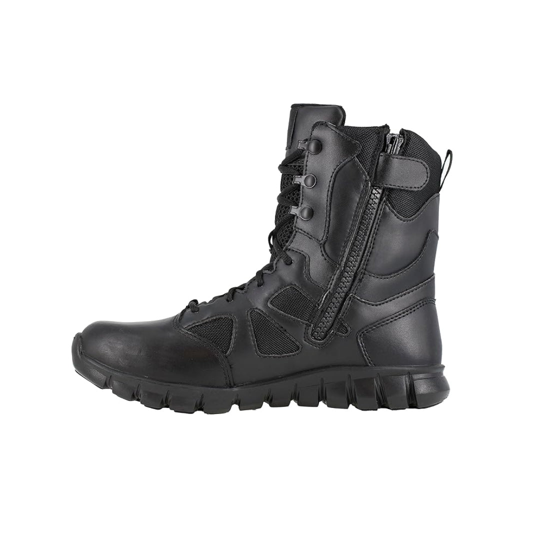 RB8707 - Reebok Men's 8" Tactical Waterproof Boot with Side Zipper