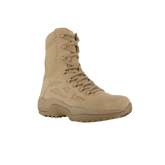 RB8895 - Reebok Men's 8" Stealth Boot with Side Zipper - Desert Tan