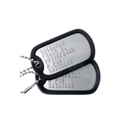 1pc Classic Text Pendant Dog Tag  Customize