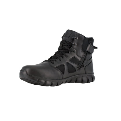 RB8605 - Reebok Men's 6" Tactical Boot with Side Zipper - Black