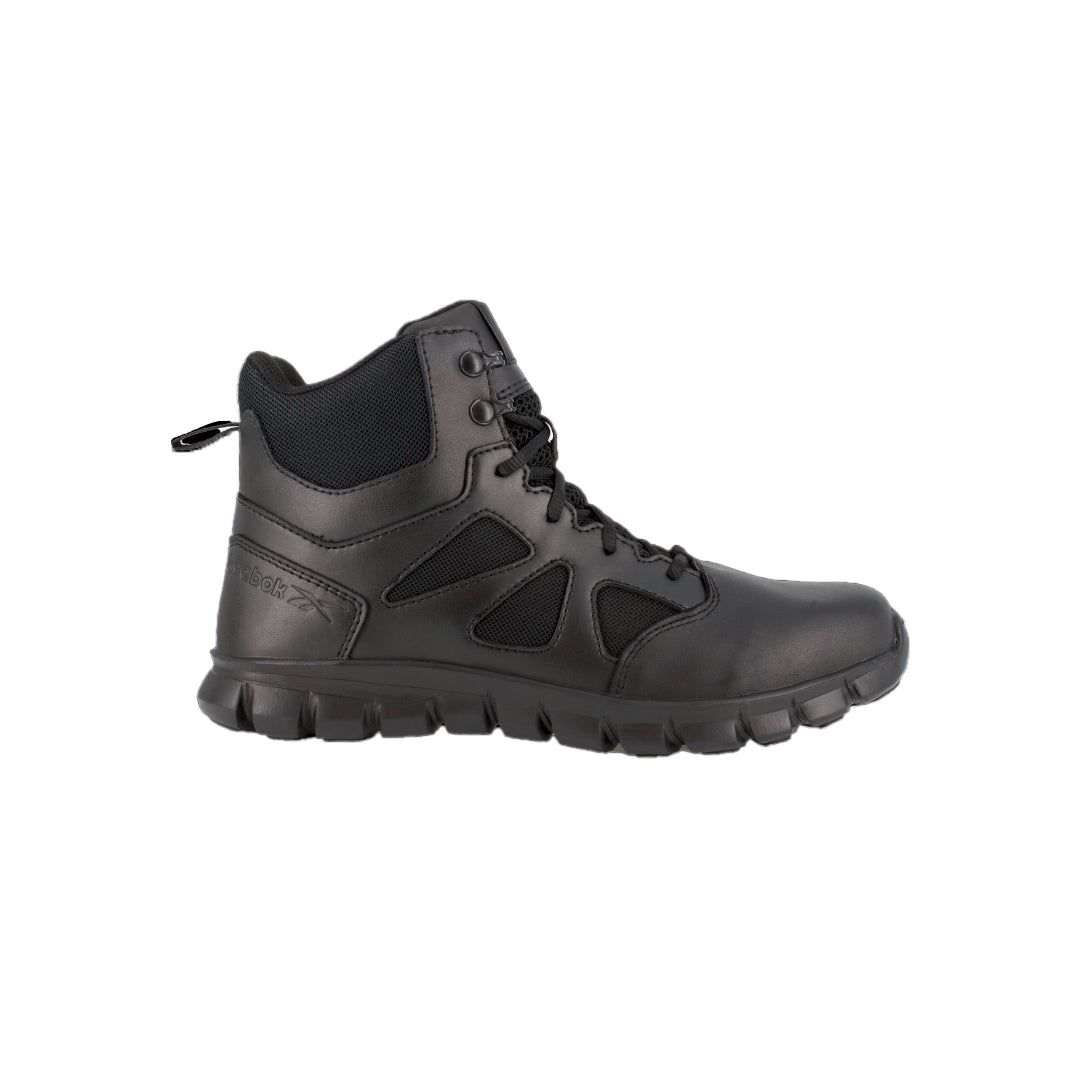 RB8605 - Reebok Men's 6" Tactical Boot with Side Zipper - Black