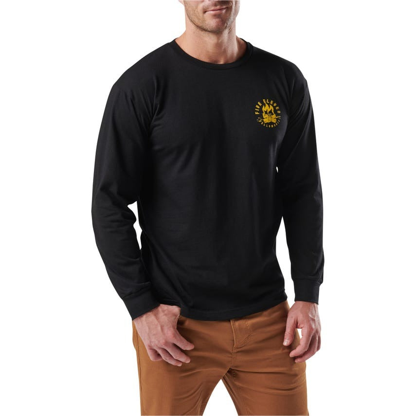 76073 5.11 Fellowship L/S Tee S Black