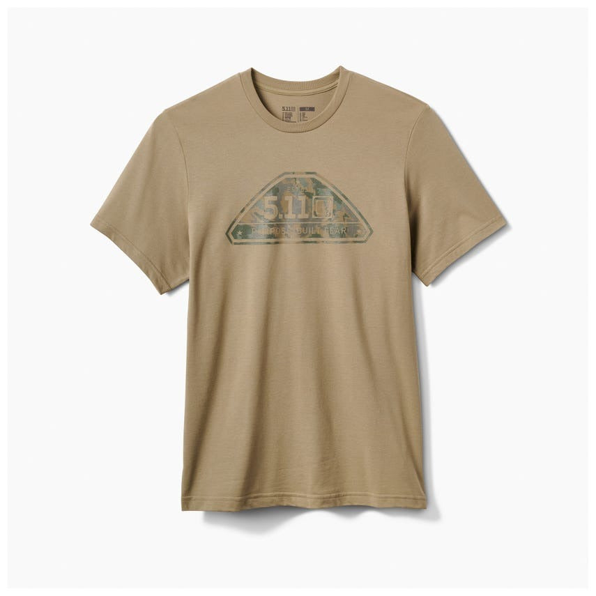 76166AFB 5.11 Camo Crest S/S T-Shirt
