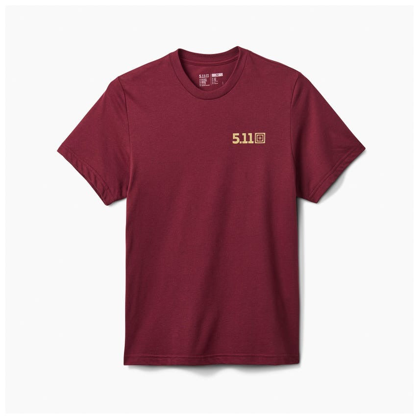76166AGY 5.11 Actual Size S/S T-Shirt