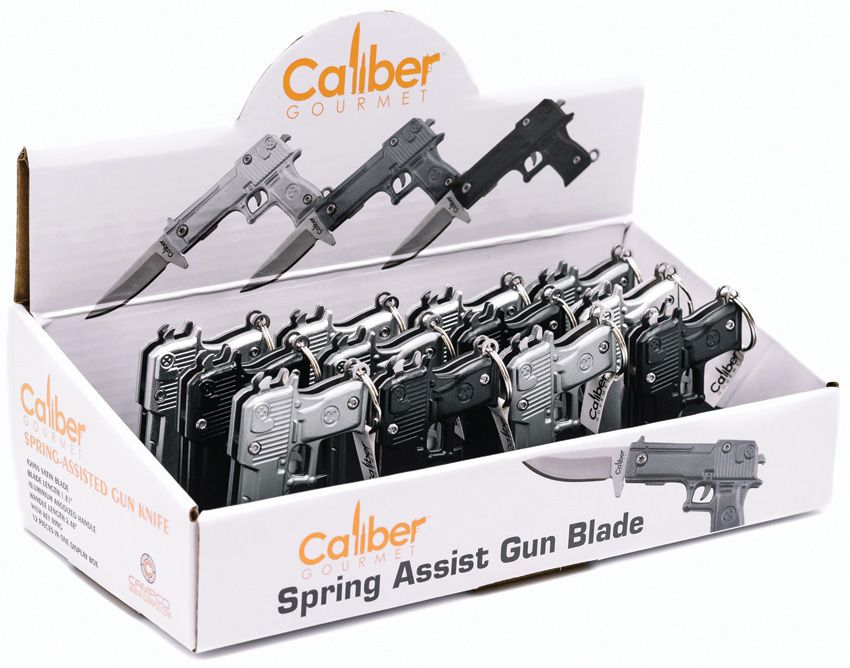 CBGDB02 Gun Knife Keychain Display (Per Piece)