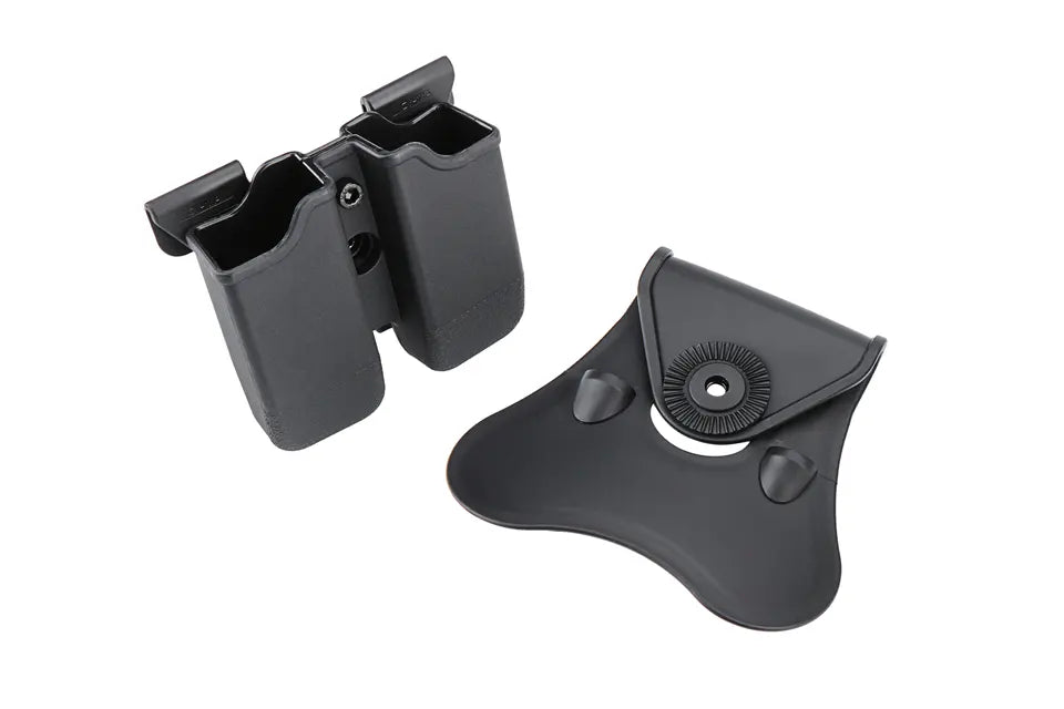 CY-MP-G3BR - Cytac - Belt Loop Double Mag Pouch Fits Glock17-39