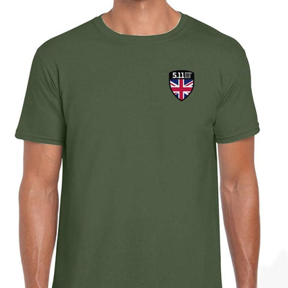 41250 5.11 Shield S/S Uk T-Shirt S Military Green