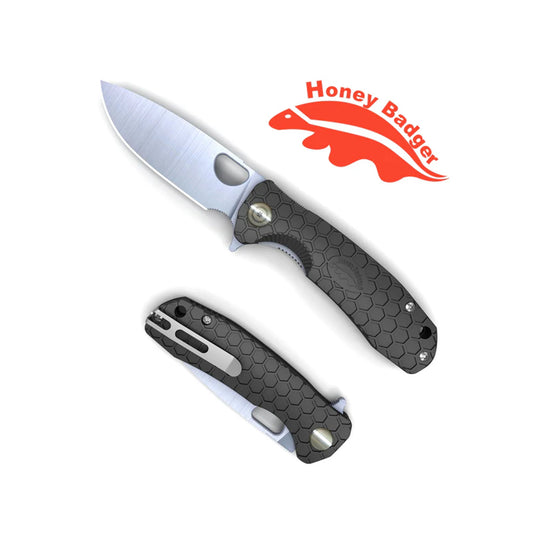 HB1001 - HONEY BADGER FLIPPER LARGE BLACK