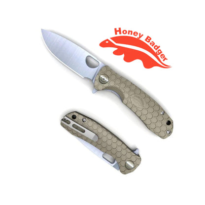 HB1002 - HONEY BADGER FLIPPER LARGE TAN