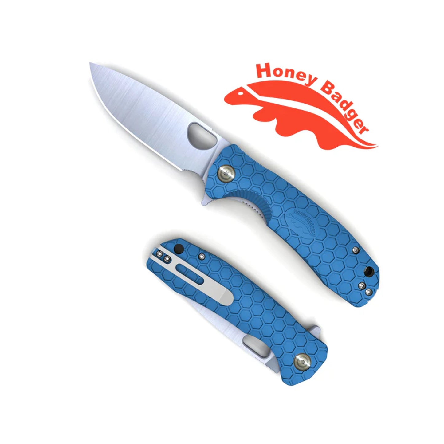 HB1004 - HONEY BADGER FLIPPER LARGE BLUE