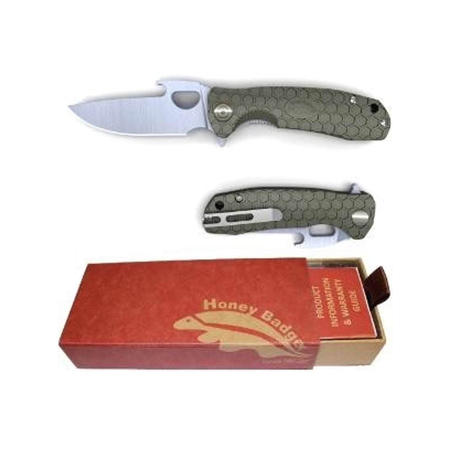 HB1053 - HONEY BADGER OPENER LARGE GREEN