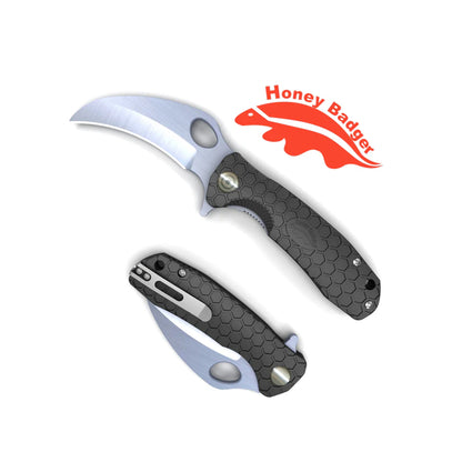 HB1121 - HONEY BADGER CLAW MEDIUM BLACK PLAIN