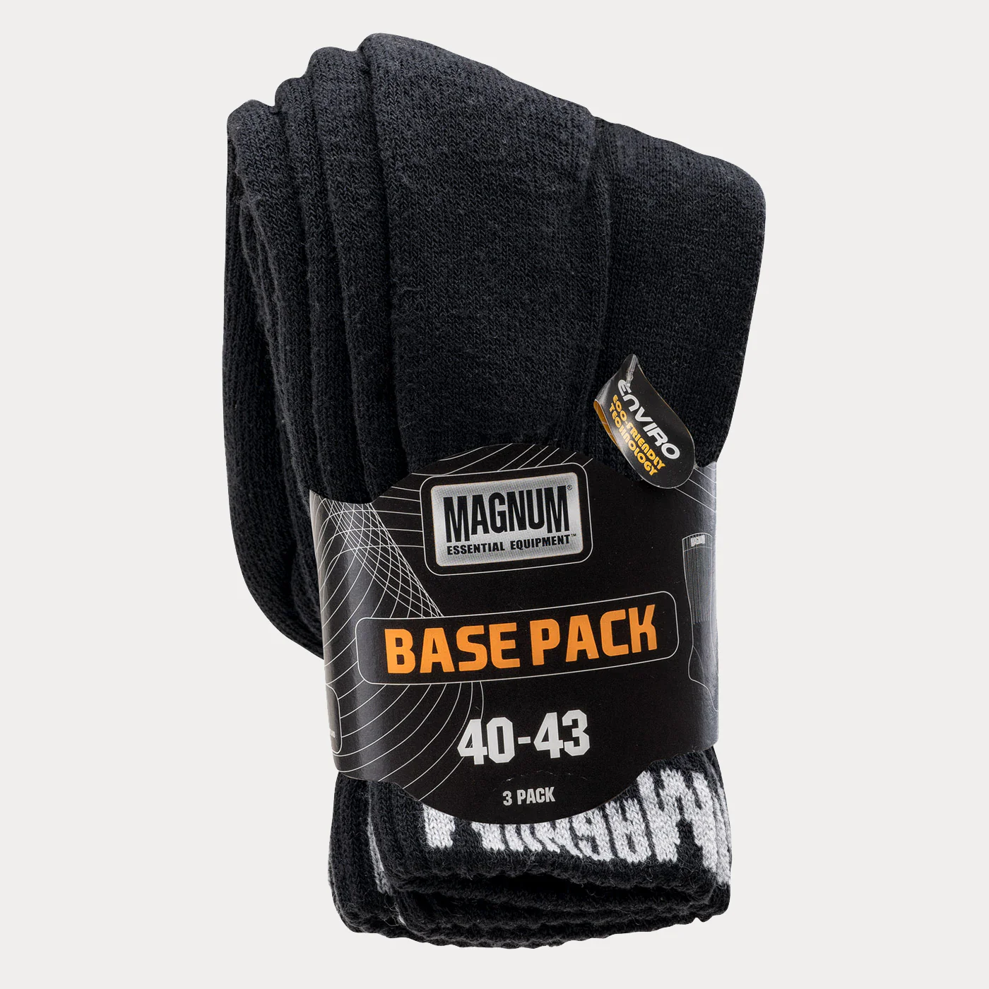 Magnum Base Pack Socks 44-47 Black