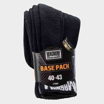 Magnum Base Pack Socks 40-43 Black