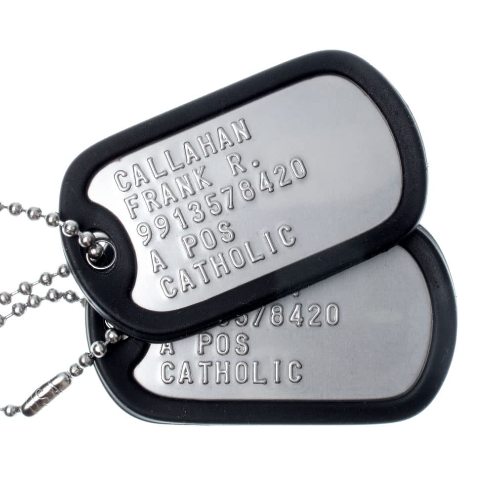 1pc Classic Text Pendant Dog Tag  Customize