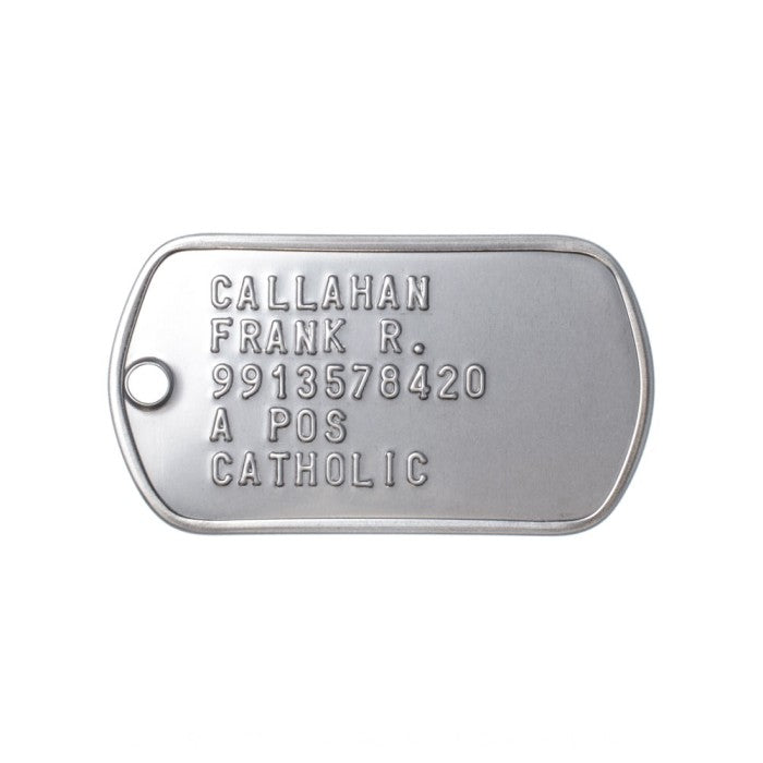 1pc Classic Text Pendant Dog Tag  Customize