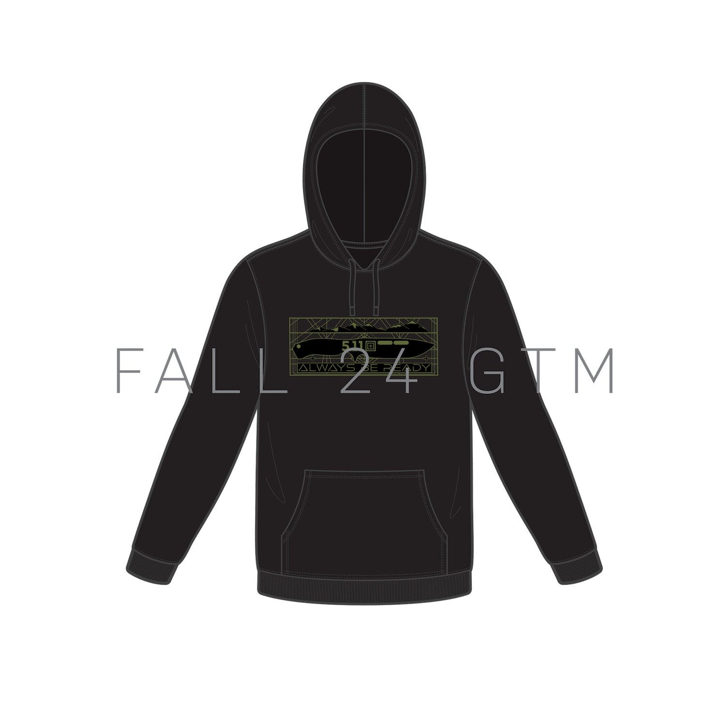 76363AEF 5.11 AR Camp Knife Hoodie