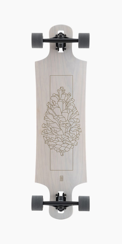 Landyachtz DROP HAMMER WHITE PINECONE Longboard