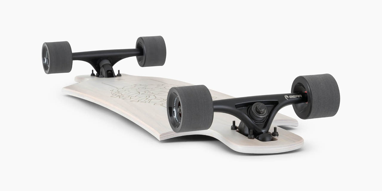 Landyachtz DROP HAMMER WHITE PINECONE Longboard