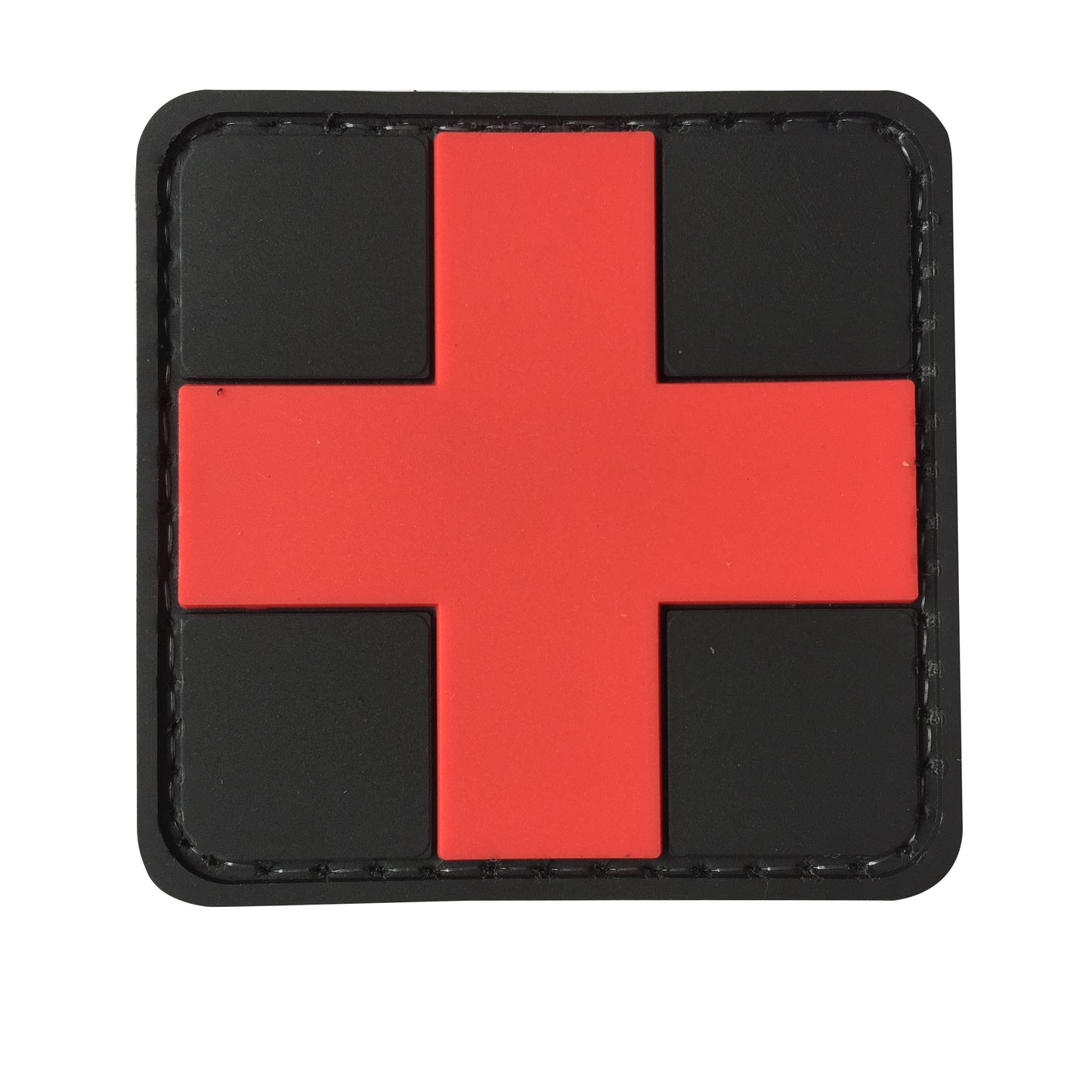 MED-RDL - Cross Medic PVC Patch Black and Red