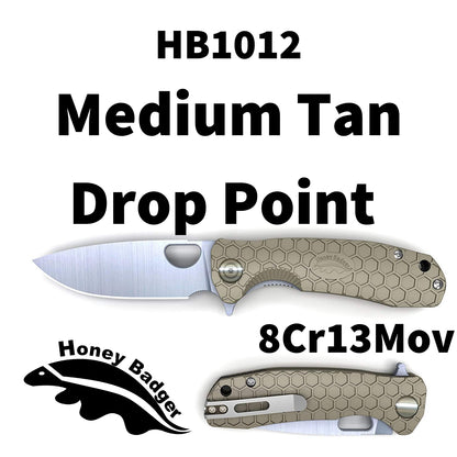 HB1012 - HONEY BADGER FLIPPER MEDIUM TAN