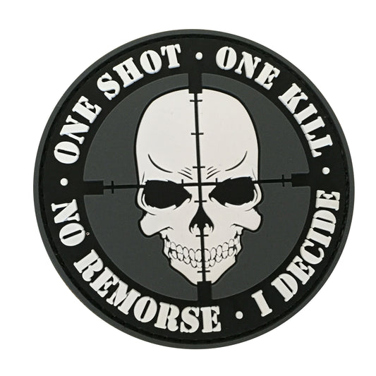 OSOK-BK - One Shot,One Kill.No Response,I decide PVC Patch Bla