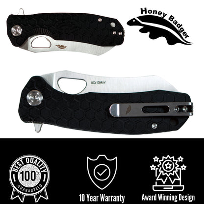 HB1038 - HONEY BADGER WHARNCLEAVER MEDIUM BLACK