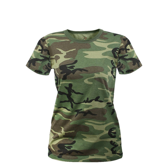 5678 - Womens Long Length Camo T-Shirt