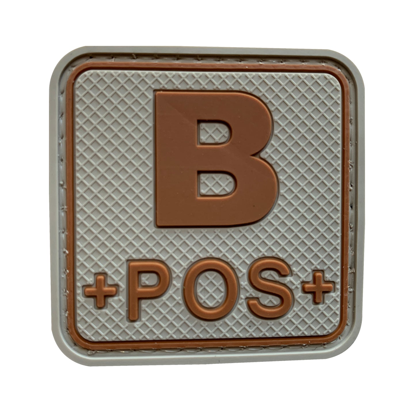 FBP-TN - Square B POS PVC Patch Tan