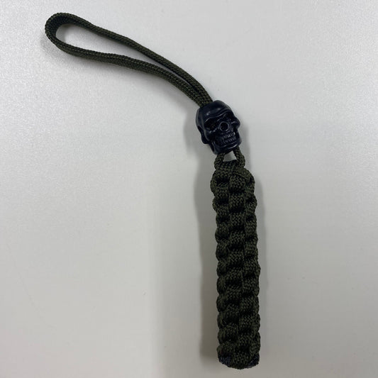 AC-DSWO-OG - Paracord Knife Lanyard with Skull (knife excluded)