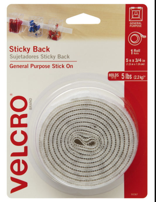 Velcro Loop Tape White